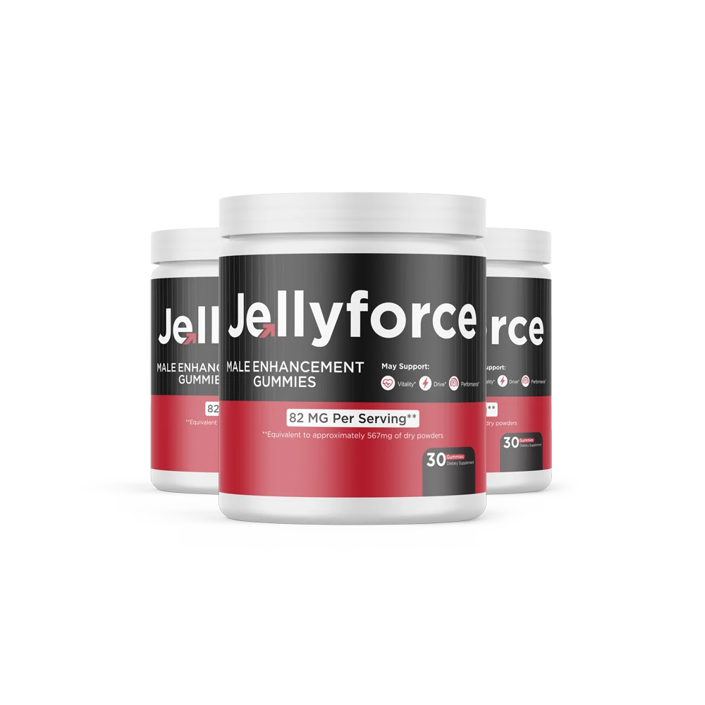 Jelly Force Male Enhancement Gummies – 82mg Per Serving, 30 Gummies Per Jar